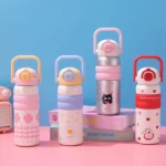Kidkart India Kids Water Bottle with Handle – Cute Design(BPA-Free, Leak-Proof) - Image 3