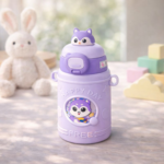 Kitkart India ZOE Stainless Steel Insulated Double wall Dino Printed Sipper Water Bottle - Image 6