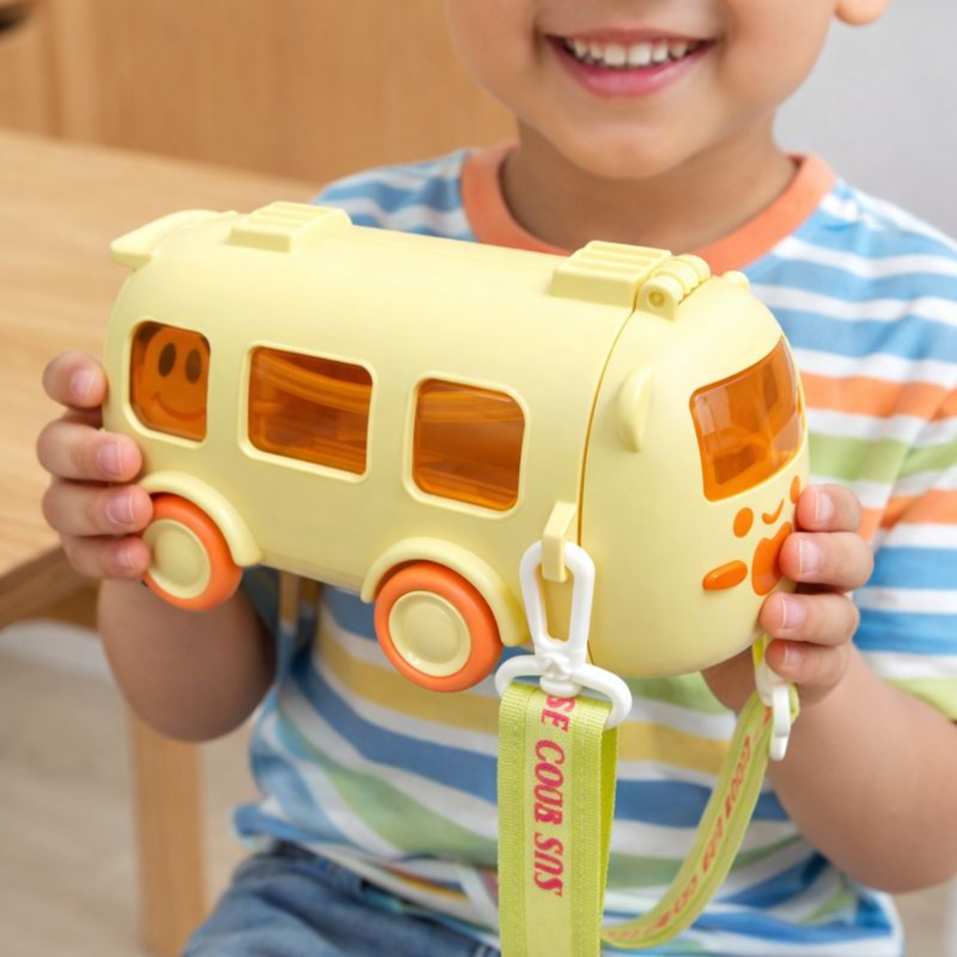 Untitled design (56) KidKart India LittleStation Bus Water Bottle For Kids Plastic Bottle - Image 1