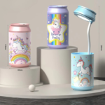KidKart India Unicorn-Themed 2-in-1 LED Desk Lamp with Pen Holder for Kids | Cute Study Table Lamp