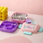 Kidkart India Hut Design Insulated Lunch Box with Compartments - Image 3