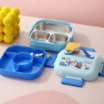 Kidkart India Hut Design Insulated Lunch Box with Compartments - Image 4