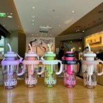 Sipper Water Bottle | Plastic Bottle | 1300 ml | Beige - Image 2