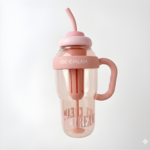 Sipper Water Bottle | Plastic Bottle | 1300 ml | Beige - Image 3