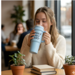 Mood The Cup Insulated Water Bottle | Stainless Steel Tumbler with Handle and Straw | Double Insulated Cup 100% Leak Proof for Office & Gym - Image 2