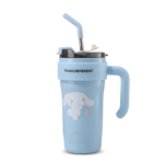 Stainless Steel Tumbler with Straw | Leakproof Wide Mouth | Hot and Cold for Gym, Office, Sport, Travel, Home