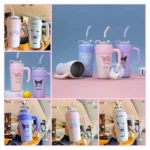 Stainless Steel Tumbler with Straw | Leakproof Wide Mouth | Hot and Cold for Gym, Office, Sport, Travel, Home - Image 4